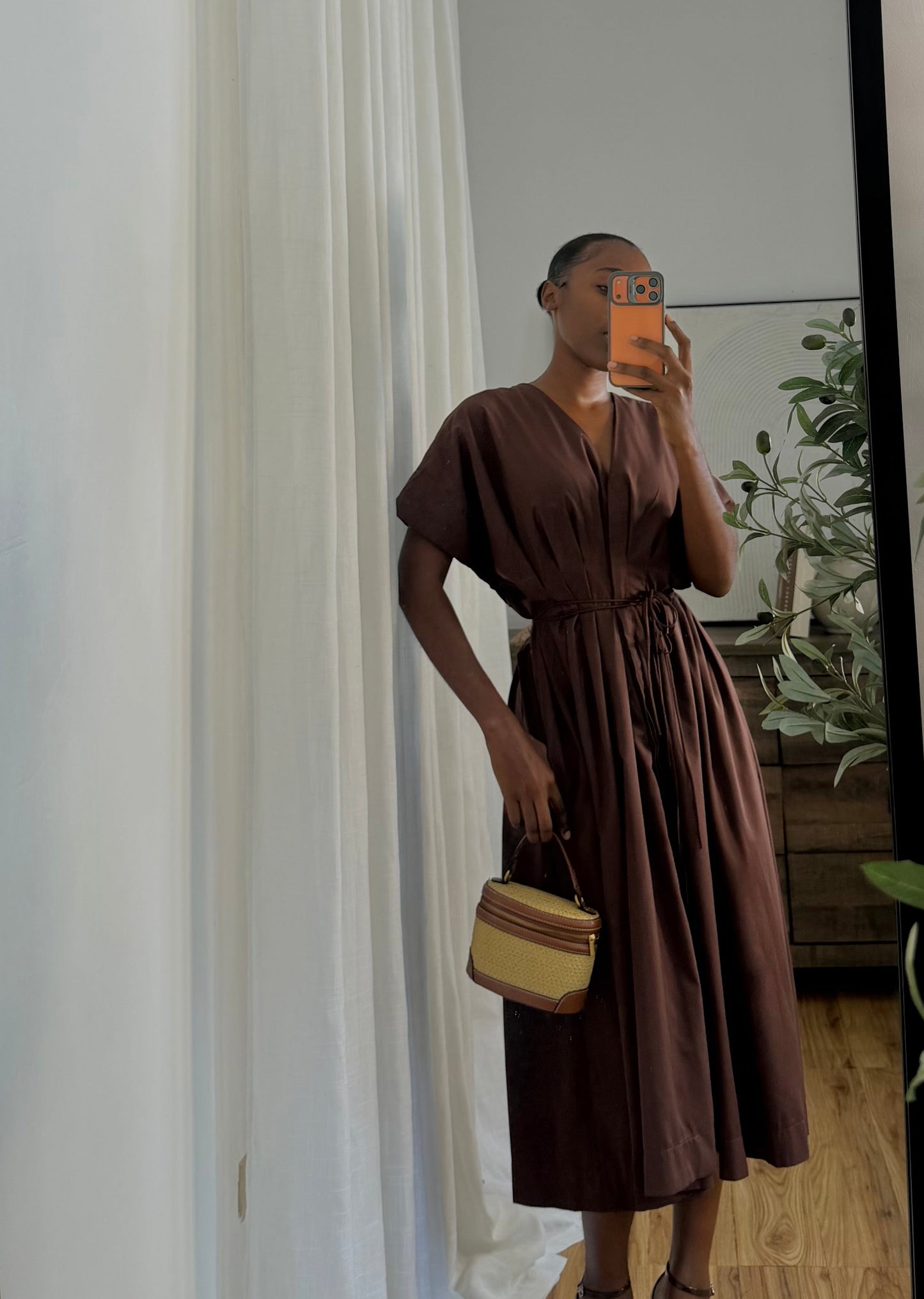 Mocha Midi Dress