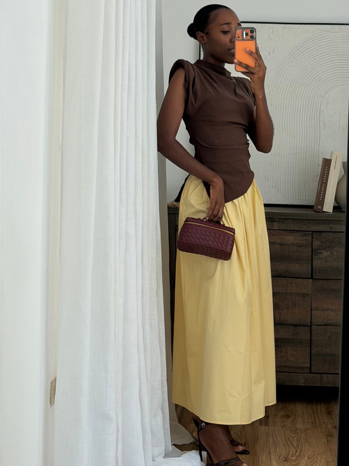 Honey Butter Maxi Skirt