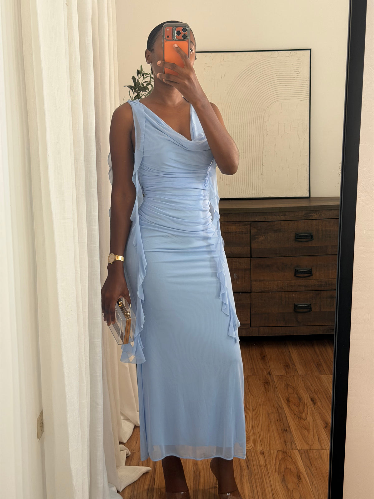 Whisper Hue Midi Dress